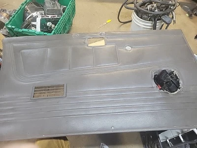 1986-1993 Nissan Hardbody D21 Pickup Door Panel Grey Driver Side  - Image 1 of 2