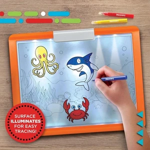 ¡¡¡NUEVO!!! Tableta de rastreo LED Discovery, juego de 26 piezas con marcadores lavables, rastreo - Imagen 1 de 5