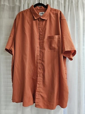 Mens DXL Harbor Bay Shirt Orange Size 2XLT - Image 1 of 4