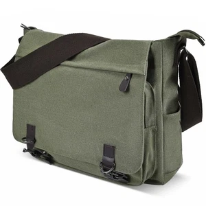 Canvas Vintage Messenger Bag Shoulder bag Large Travel Crossbody bags for Men... - Bild 1 von 7