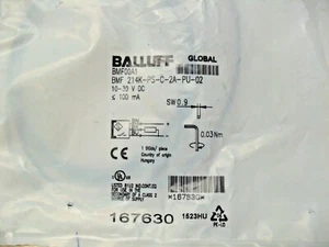 BALLUFF BMF00A1  BMF 214K-PS-C-2A-PU-02 Sealed bag Free ship 167630 - Picture 1 of 3