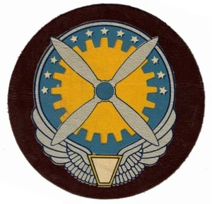 PARCHE CHAQUETA ORIGINAL AAF CUERO COMANDO SERVICIO FUERZA AÉREA EJÉRCITO SEGUNDA GUERRA MUNDIAL c 1940s 5" - Imagen 1 de 1