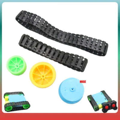 Ring Crawler Tank Track For Robotic Car Wheel Toy Model Remote Control Hobby DIY - Image 1 of 4