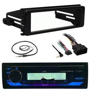JVC KD-T92MBS 1 DIN USB Stereo CD Receiver, Install Kit, 22" Radio Antenna - Picture 1 of 5