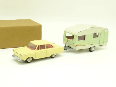 Tekno SB 1/43 - DKW Junior DeLuxe Con La Sua Carovana Sprite Musketeer - Immagine 1 di 4