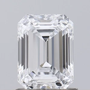 1 CT Emerald Lab Grown Diamond Ring | IGI Certified Gift Jewelry - Picture 1 of 2