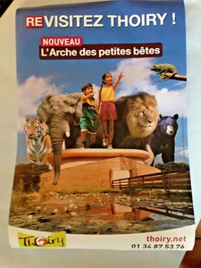 two French posters of zoos around Paris- found in Paris - French writing - Picture 1 of 12