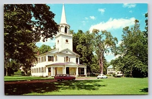 Postcard Cong Church on Green Judea Parish Westminister Chimes Washington, CT - Picture 1 of 2