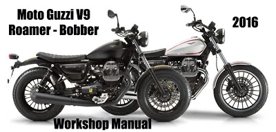 MOTO GUZZI V9 ROAMER / BOBBER 2016 MANUAL DE TALLER - archivo PDF Foto 1 de 2