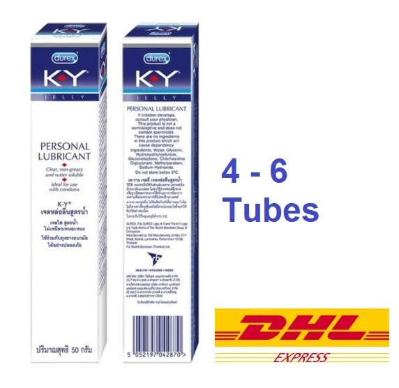 4,6 Durex K-Y Jelly Lubricante Personal Lubricante Gel No Graso KY Soluble en Agua 50g  Foto 1 de 1
