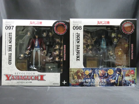 REVOLTECH 098 129 Lupin III, Jigen Daisuke 2 action figures set Kaiyodo Cover