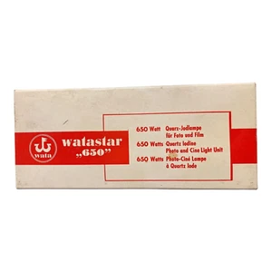 Vtg WASTAR Quartz Iodine Photo Cine Light Unit 650W Photography & Film Working - Bild 1 von 13