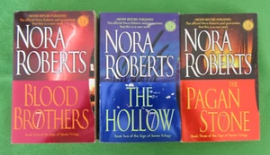 KOMPLETTER PB-SATZ ZEICHEN DER SIEBEN TRILOGIE VON NORA ROBERTS: BLUTSBRÜDER; HOHL + - Bild 1 von 4
