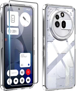 Funda Para Nothing Phone 3A Pro + 1 Pack Cristal Vidrio Templado, Protector De P - Imagen 1 de 12