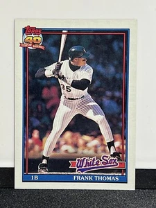 1991 Topps FRANK THOMAS Rookie Card #79 Chicago White Sox - Picture 1 of 2