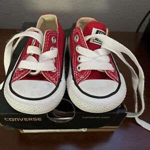 Converse  Chuck Taylor All Star  Red Infant Size 2