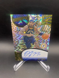 2024-2025 Panini Revolution Obi Toppin FRATTAL Auto ON CARD #d/75 PACERS - Foto 1 di 3
