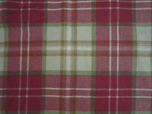 Richloom Original Design 2009 Tartan Plaid Screen printed Fabric US Canada - Picture 1 of 5