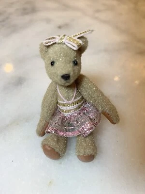 Gund Littlest Bears Ballerina Teddy Bear Collectible Jointed Pink Tutu Ballet - Image 1 of 4