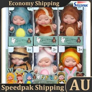 6Pcs Sleeping Rebirth Dolls with Clothes Reborn Doll Toys for Boys Girls (A) AU - Picture 1 of 12