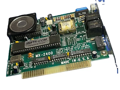 MX-2400 CARDINAL 2400bps FAX/MODEM PC CARD NEW + BONUS LITERATURE ON CARDINAL - Image 1 of 4