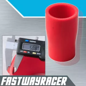 Acoplador de manguera de silicona reductor de 3 capas universal rojo de 1,25"" a 1,5"" admisión turbo - Imagen 1 de 1