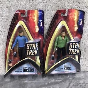 Star Trek Captain Kirk & Doctor McCoy Art Asylum 7" w/ Starfleet Gear 2003 - Picture 1 of 11