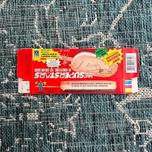 ULTIMATE WARRIOR 1990 Good Humor WWF Superstars ice cream bars folded box CARD - Picture 1 of 7
