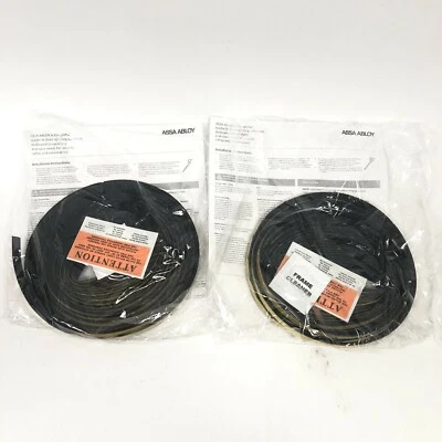 2 Pack Assa Abloy S88D21 Pemko Siliconseal Adhesive Door Gaskets 1/4"Hx1/2"W New - Image 1 of 3