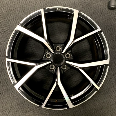 VW Golf R Wheel 19" x 8" 2022 2023 69641 5H0601025S OEM Original Volkswagen Rim - Image 1 of 4