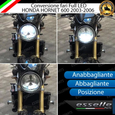 CONVERSIONE FARO LED HONDA HORNET 600 2003-2006 ANABB + ABBAGLIANTE + POSIZIONE