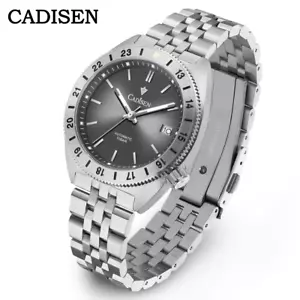 NUOVO 2025 CADISEN Orologio Uomo Subacqueo Automatico Meccanico Orologi da Polso NH35 Luminoso - Foto 1 di 12