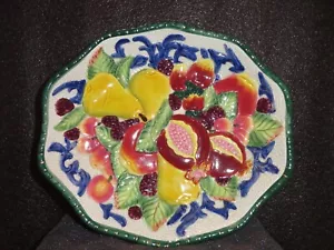 FITZ & FLOYD Florentine Majolica Fruit Bowl - Picture 1 of 4