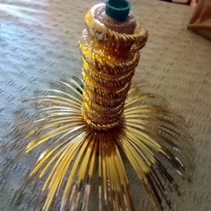 Vintage Tinsel Cascading Electric Candle #501 Made In Japan - Picture 1 of 8