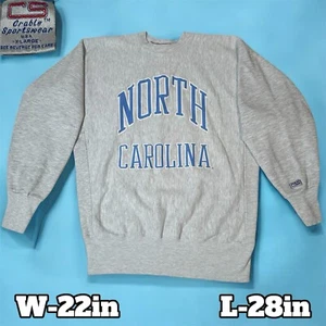 Vintage 90s UNC University Of North Carolina Tar Heels Crewneck Sweatshirt Gr. XL - Bild 1 von 9
