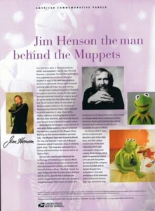 #749 39c Jim Henson and the Muppets Stamp #3944 USPS Commemorative Stamp Panel - Picture 1 of 2