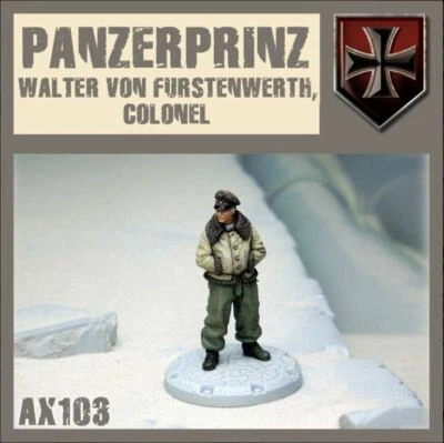 Dust Tactics 1947 Studio, PRIMED Axis Hero Panzer Prinz from Operation Icarus - Image 1 of 4