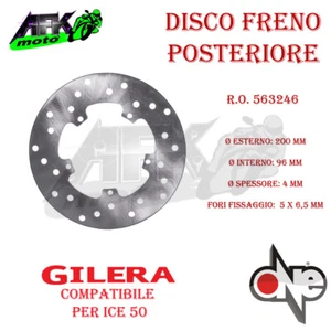 Disco Freno Posteriore per Moto Gilera Ice 50 1998-1999-2000-2001-2002-2003-2004 - Foto 1 di 2