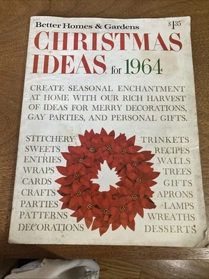 Better Homes And Gardens Christmas Ideas For 1964 Vintage Book - Image 1 of 4