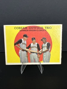 1959 Topps #543 Corsair Outfield Trio Pittsburg Pirates  Great NM - Picture 1 of 8