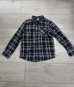 Boys shirt, black and white check, Tu, size 9 years - Picture 1 of 4