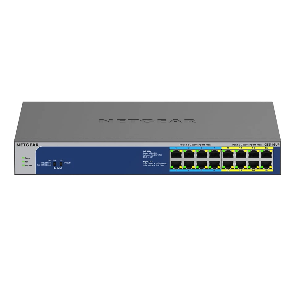 *NEW* NETGEAR GS516UP 16 Port Gigabit Switch - Image 1 of 1