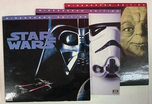 Star Wars | Empire Strikes Back | Return Of The Jedi LASERDISC Trilogy Used - Picture 1 of 11