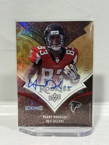 Harry Douglas 2008 Upper Deck Icons Auto /199 Refractor Rookie RC Atlanta Falcons - Bild 1 von 4