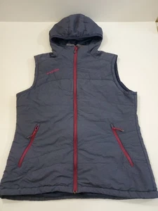 Mammut Size XL Dark Blue Ellis PrimaLoft Insulated Hooded Full Zip Vest - Picture 1 of 11