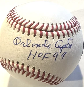Von Tristar signierter Baseball Orlando Cepeda "HOF 99" Authentic Giants - Bild 1 von 3