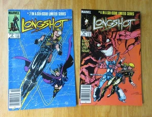 2 LONGSHOT (Original 1986 Mini-Series): #2 (NM-/9.0), 6 (VF/NM) *HTF Newsstand!* - Picture 1 of 6