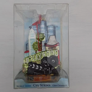 Kurt S Adler Noble Gems City Scapes ornamento in vetro artigianale Los Angeles raro - Foto 1 di 9