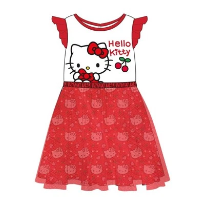 Vestito Single Jersey Fantasia Hello Kitty ROSSO - 3 Anni | FEMMINA CERDà - Imagen 1 de 2