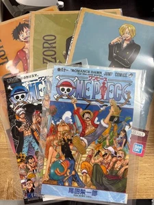 ONE PIECE Clear File 5er Pack Luffy & Crew Character Set Used Manga Goods - Bild 1 von 6
